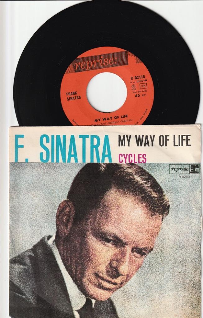 FRANK SINATRA    -    MY WAY OF LIFE    //    CYCLES   [7''], Cd's en Dvd's, Vinyl Singles, Zo goed als nieuw, Single, Pop, 7 inch