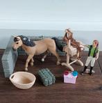 Schleich wasplaats te koop (4)., Ophalen of Verzenden, Zo goed als nieuw, Paard, Beeldje of Figuurtje