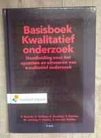 Annelien Boullart - Basisboek Kwalitatief Onderzoek, Boeken, Studieboeken en Cursussen, Ophalen of Verzenden, Zo goed als nieuw