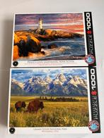 2 Eurographic puzzels, Ophalen of Verzenden, 500 t/m 1500 stukjes, Zo goed als nieuw, Legpuzzel