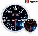 52mm Prosport turbo-Boost teller Bar wit + digitaal Nieuw, Auto diversen, Ophalen of Verzenden, H, H, H