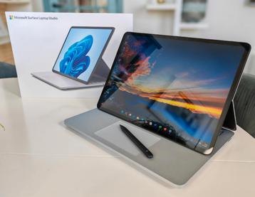 BUITENKANS! SURFACE LAPTOP STUDIO 16GB 2TB Pen2 Hub Office beschikbaar voor biedingen