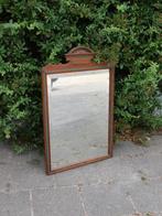 Spiegel. Originele halspiegel met opzetstuk, Antiek en Kunst, Antiek | Spiegels, Ophalen, Rechthoekig, 50 tot 100 cm, Minder dan 100 cm