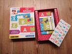 Het alfabet, puzzels, spelend leren, clementoni, zgan, Ophalen of Verzenden, 10 tot 50 stukjes, Zo goed als nieuw