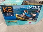 Nieuw Intex explorer K2 opblaas kayak, Watersport en Boten, Kano's, Met peddels, Kajak, Nieuw, Twee personen