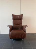 Prominent sta op stoel / relax fauteuil bruin leer, Huis en Inrichting, Fauteuils, Ophalen, Nvt, Nvt, Nvt