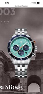 Titanio Herenhorloge Agrippa, Sieraden, Tassen en Uiterlijk, Horloges | Heren, Overige merken, Staal, Staal, Polshorloge