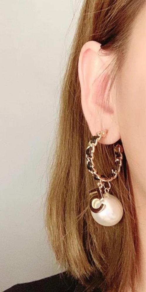 No. 5 Oorringen, CADEAUTIP!, Sieraden, Tassen en Uiterlijk, Oorbellen, Nieuw, Hangers, Overige materialen, Overige kleuren, Verzenden