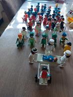 Vintage,  playmobil 1974, 43 poppetjes en attributen, lees!!, Ophalen of Verzenden, Gebruikt, Los playmobil