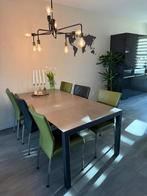 Industriële hanglamp Eurolight met 8 vintage LED-lampen, Huis en Inrichting, Ophalen, Zo goed als nieuw, Industrieel, 75 cm of meer