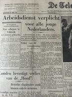 Arbeidsdienst verplicht voor alle jonge nederlanders 1941, Verzamelen, Ophalen of Verzenden, Nederland, Embleem of Badge