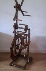 Louët massief eiken spinnewiel compleet, Ophalen, Gebruikt, Spinnewiel