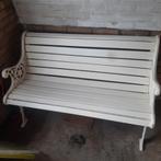 Gietijzeren tuinbank, Tuin en Terras, Ophalen, Zo goed als nieuw, Metaal