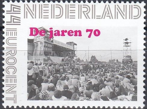 Nederland-2008-Geschiedenis-Jaren 70-Popfestival Kralingen P, Postzegels en Munten, Postzegels | Nederland, Postfris, Na 1940