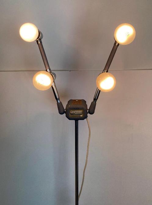 Mayfair Foldomatic filmlamp met statief, Huis en Inrichting, Lampen | Vloerlampen, Gebruikt, 100 tot 150 cm, Metaal, Ophalen