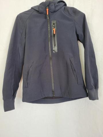 Stoere blauwe jas mt 140 merk H&M beschikbaar voor biedingen