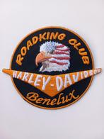 Harley Davidson Roadking club Benelux patch badge opnaai, Ophalen of Verzenden, Nieuw, Motoren