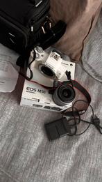 Canon EOS M50 Wit + Accessoires - Top Camera!, Gebruikt, Canon, 20x of meer, Ophalen of Verzenden
