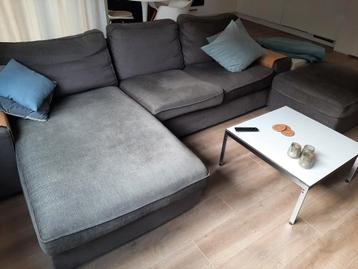 Hoekbank Ikea met chaise lounge. - afbeelding 2