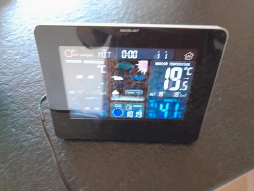 Te koop zgan Weerstation, Audio, Tv en Foto, Weerstations en Barometers, Zo goed als nieuw, Weerstation, Ophalen of Verzenden