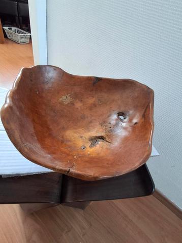 Houten Schaal - Uniek Design beschikbaar voor biedingen