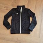 Adidas zwart trainingsjack maat 128, Adidas, Jongen of Meisje, Trui of Vest, Nieuw