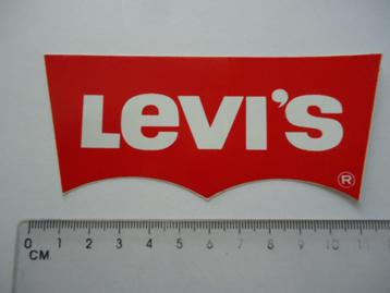 sticker oud LEVIS logo jaren 70 80 mode merk levi's jeans beschikbaar voor biedingen