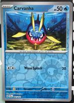 Pokemon - Carvanha (TEF 042) Reverse holo!, Ophalen of Verzenden, Nieuw, Losse kaart, Foil