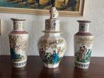 Antieke Chinese Vazen Set van 3 Porselein, Antiek en Kunst, Ophalen