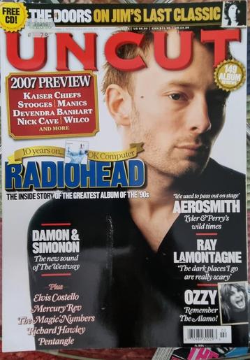 UNCUT 02-2007 117 Radiohead Yorke Aerosmith Lamontagne  beschikbaar voor biedingen