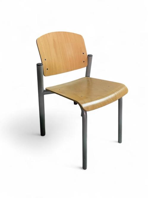 70x Presikhaaf Schoolstoel / Leerlingstoel Eiken, Diversen, Schoolbenodigdheden, Gebruikt, Ophalen of Verzenden