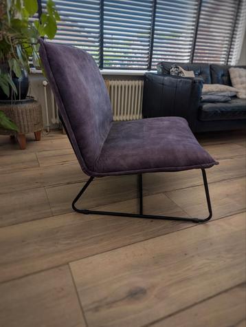 Loveseat, 1,5 zits velours fauteuil 