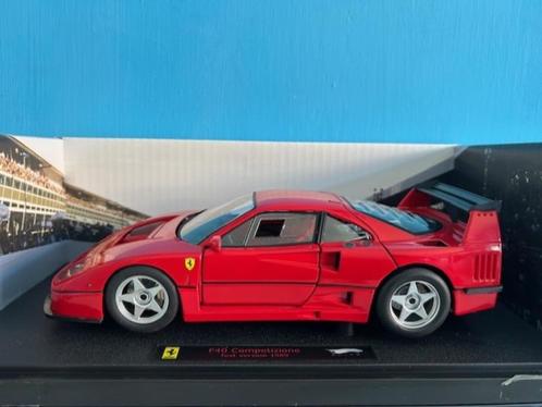 FERRARI F40 COMPETIZIONE TEST VERSION 1989 1:18 HW ELITE, Hobby en Vrije tijd, Modelauto's | 1:18, Zo goed als nieuw, Auto, Hot Wheels