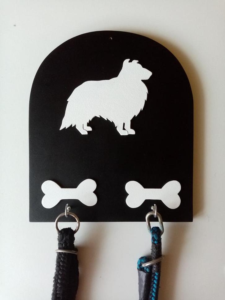 Shetlander sheepdog riemkapstokjes, Dieren en Toebehoren, Hondenriemen, Nieuw, Hondenriem-accessoire, Ophalen of Verzenden