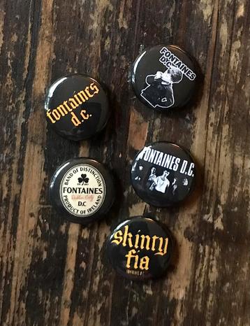 FONTAINES D.C. #3 buttons FDC Skinty Fia Gran Chatten beschikbaar voor biedingen