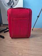 Rode Samsonite Rolkoffer - Handbagage Formaat, Sieraden, Tassen en Uiterlijk, Koffers, Ophalen, Uitschuifbare handgreep, Gebruikt