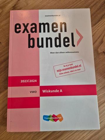 Examenbundel vwo Wiskunde A 2023-2024  beschikbaar voor biedingen