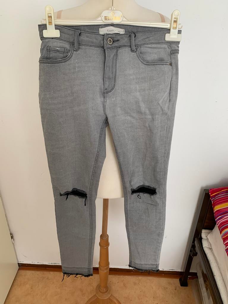 Queen Hearts skinny jeans maat M voor 5 euro, Ophalen of Verzenden, Zo goed als nieuw