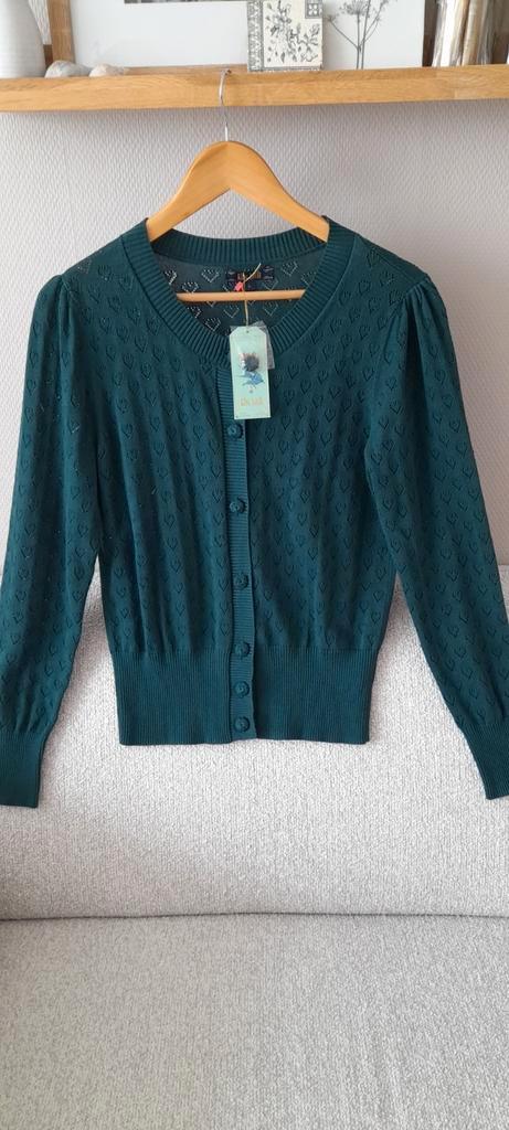 King Louie vestje, donker groen, maat L, Nieuw !!, Kleding | Dames, Truien en Vesten, Zo goed als nieuw, Groen, Ophalen of Verzenden