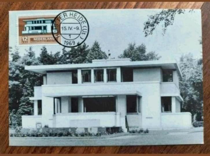Villa (Huize Nora) - Huis ter Heide architect R. van 't Hoff, Verzamelen, Ansichtkaarten | Nederland, Ongelopen, Utrecht, 1960 tot 1980