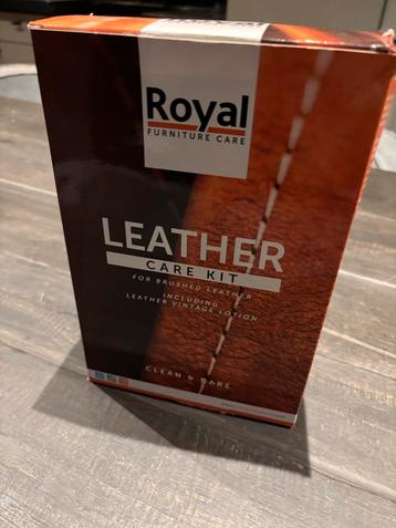 Royal Leather Care Kit - Leer Onderhoud  open/ vintage leer beschikbaar voor biedingen