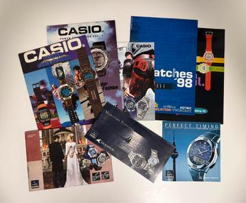 Casio horloge catalogus midden jaren 90 beschikbaar voor biedingen