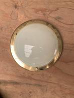 Platte Plafondlamp, Huis en Inrichting, Ophalen of Verzenden, Gebruikt, Glas