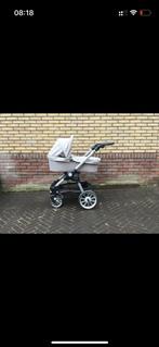 Teutonia kinderwagen wie o wie!, Gebruikt, Verstelbare duwstang, Combiwagen, Ophalen