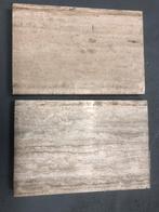18 Travertin tegels 20 x 30, Doe-het-zelf en Verbouw, Tegels, Ophalen, Keramiek, Zo goed als nieuw, 10 m² of meer