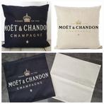 Moet&Chandon Linnen kussenhoezen 45cm., Huis en Inrichting, Woonaccessoires | Kussens, Ophalen of Verzenden, Nieuw, Vierkant