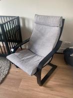 Ikea Poang stoel, Huis en Inrichting, Stoelen, Ophalen, Zwart, Zo goed als nieuw, Eén