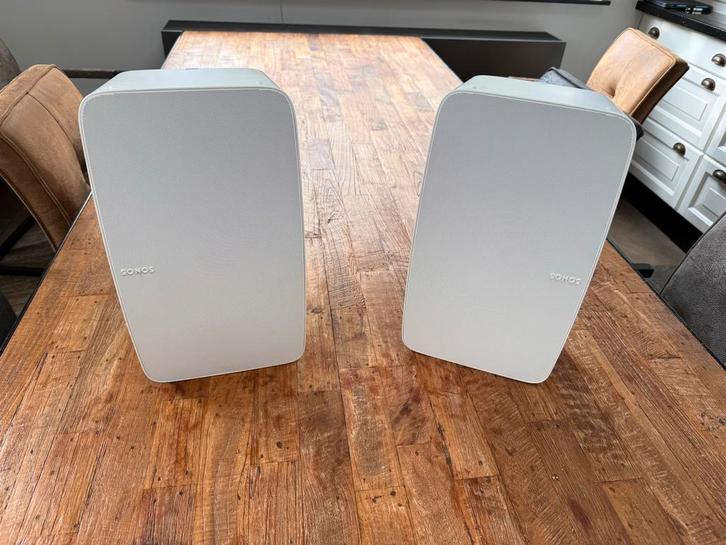 Sonos Five Stereo Paar - Perfecte Geluidskwaliteit, Audio, Tv en Foto, Luidsprekers, Zo goed als nieuw, Front, Rear of Stereo speakers