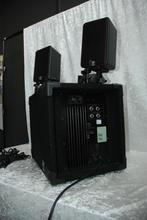 Yamaha Drummonitor met twee satelietspeakers en bekabeling, Ophalen, Gebruikt, Drums of Percussie