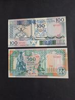 Somalia 100 1989  +  500 1990 Shillings UNC, Postzegels en Munten, Bankbiljetten | Afrika, Setje, Ophalen of Verzenden